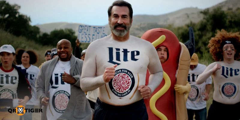 Miller lite QR code jersey